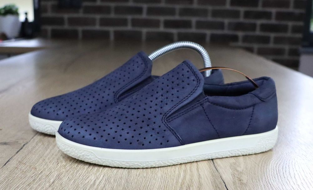Ecco skórzane półbuty damskie 37 ( 24,5 cm)