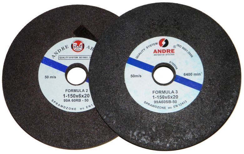 Ściernice elektrokorundowe 150x6x20 Formuła 3