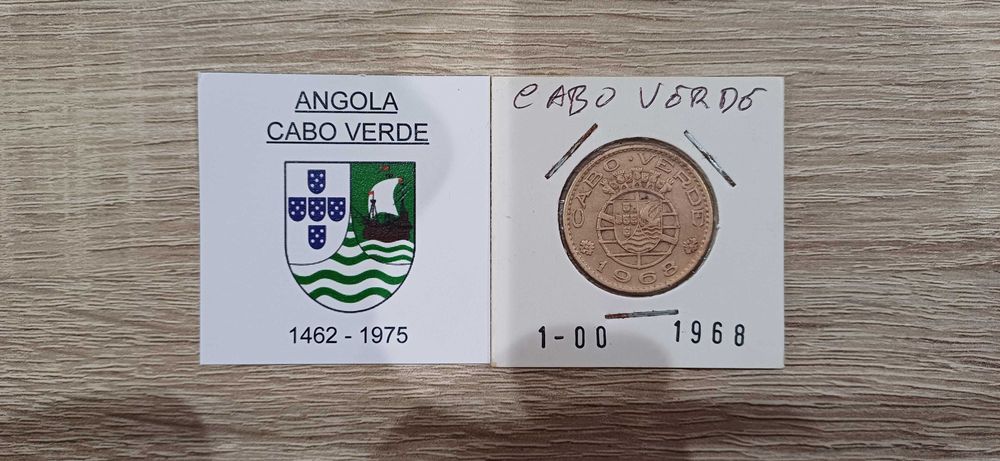 Cabo Verde - 1 Escudos 1968