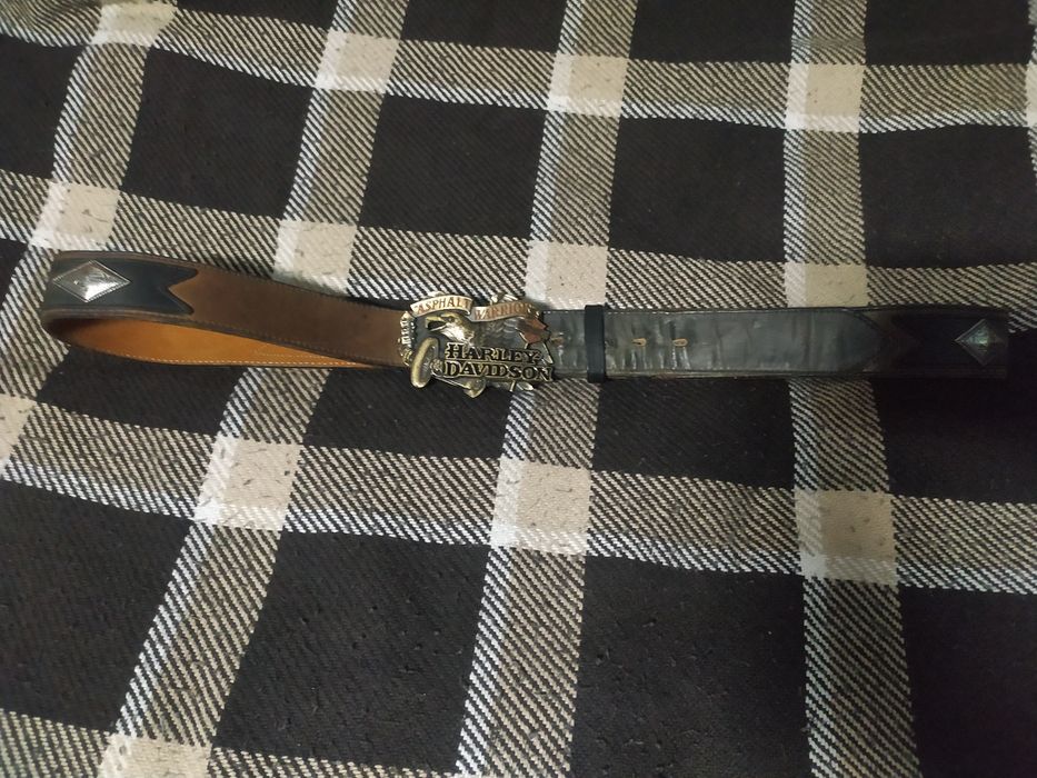 Шкіряний ремінь harley davidson