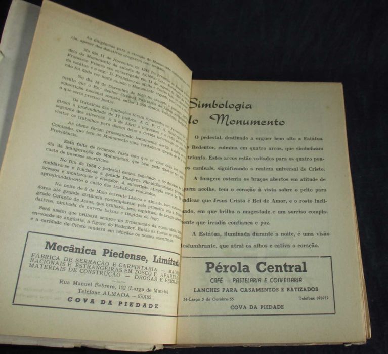 Livro Memória do Monumento e Cidade de Cristo-Rei