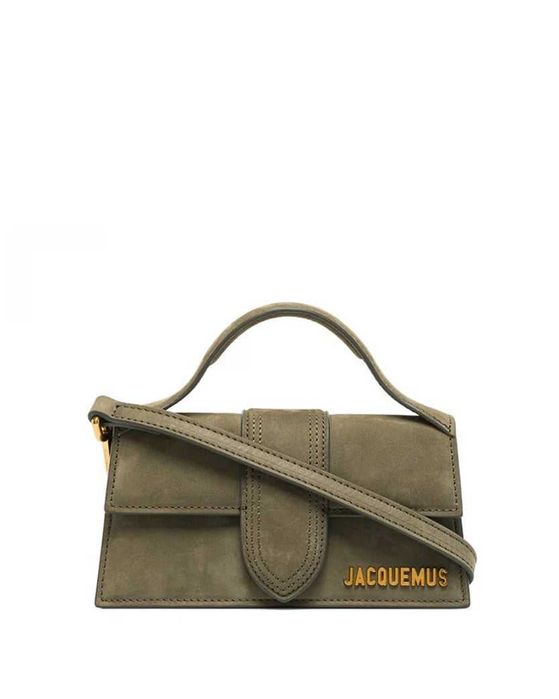 Сумка Jacquemus Le Bambino Mini Suede Shoulder Bag Olive