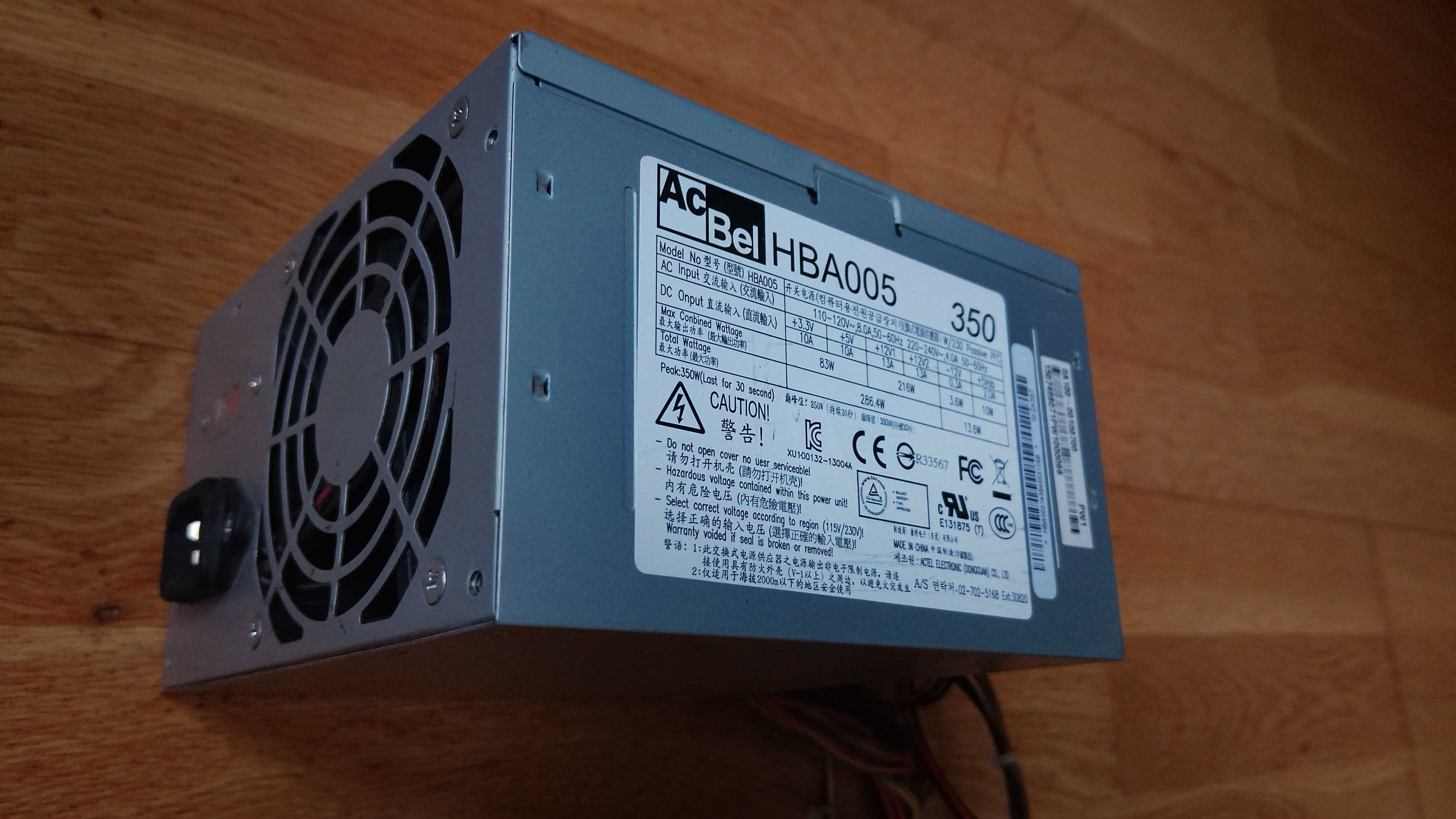 Блок питания AcBel 350Wt(Рабочий): 120 грн. - Комплектуючі та аксесуари ...