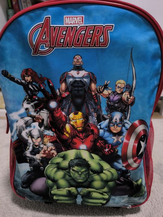 Mochila escolar com trolley Avengers Marvel