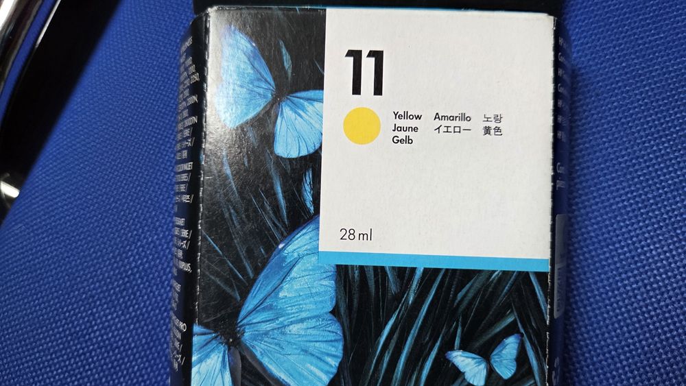 Hp 11 tusze 3 szt.: Yellow , cyan, żółty i niebieski