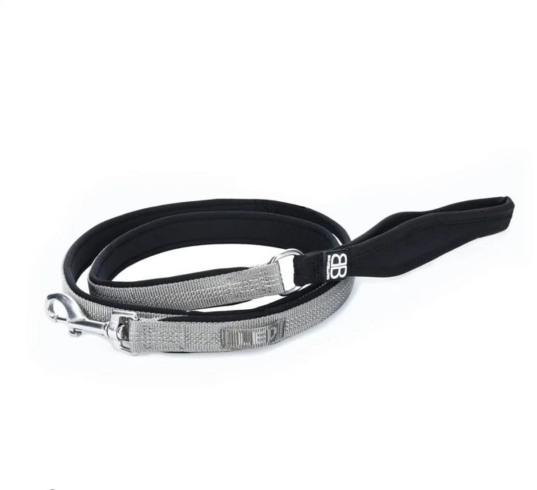 Nowa smycz Bullybillows 1.4m Active Light Lead kolor szary