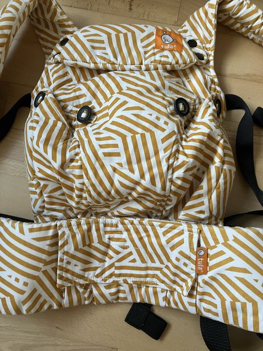 Nosidło Tula Explore Sunset Stripes, z kapturem, jak nowe, z pudełkiem