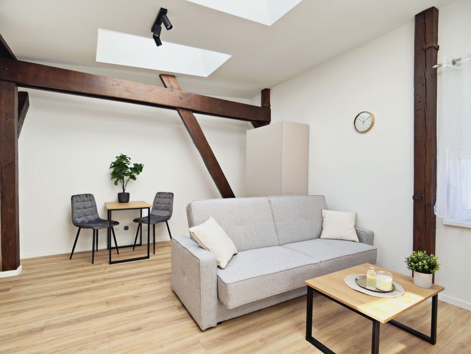 Przestronna kawalerka 28 m² | Centrum Szczecina | Mazurska - Więcej