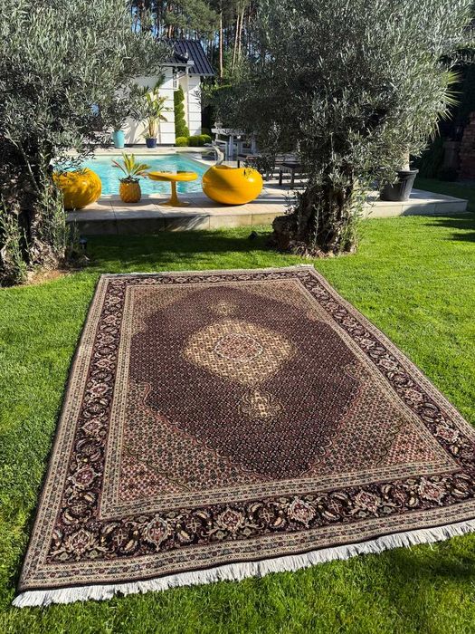 Nowy Kaszmir + Jedwab R. Tkany Dywan Perski Tabriz 300x210 gal. 27 tyś