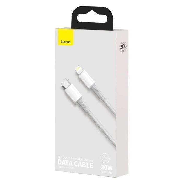 Baseus kabel USB Typ C - Lightning szybkie ładowanie PD 20W 2m biały