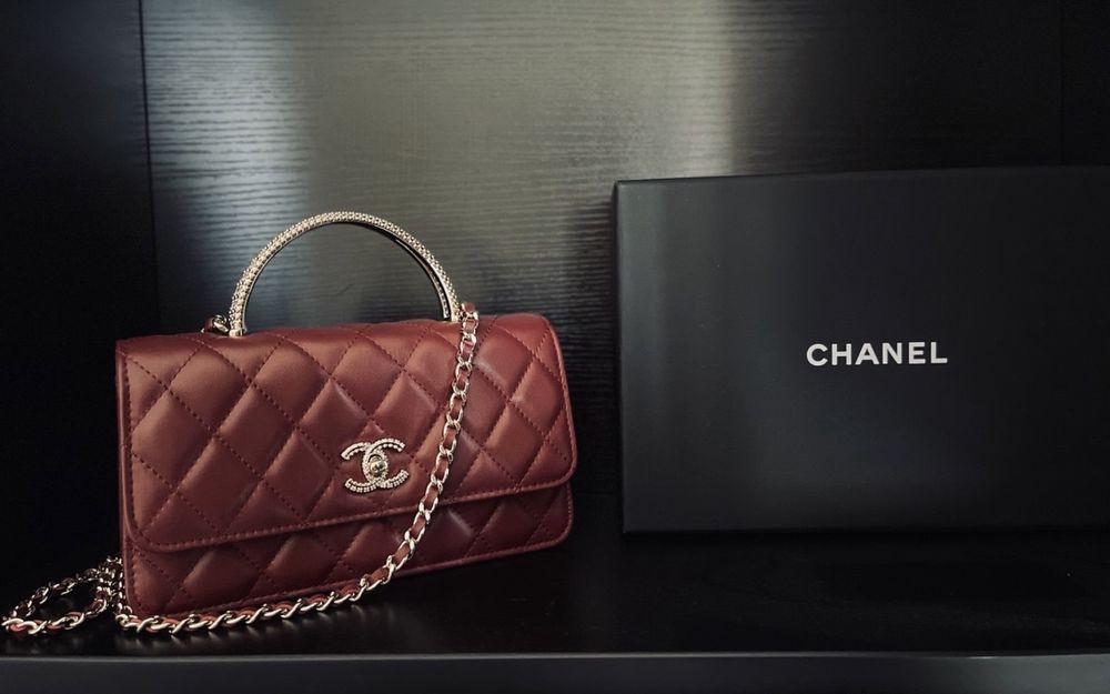 Chanel клатч оригинал идеальное состояние