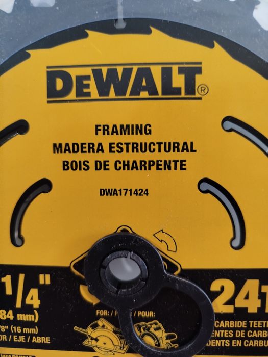 DeWalt DWA171424 пиляльний диск по дереву 184/16 24Т Оригінал США