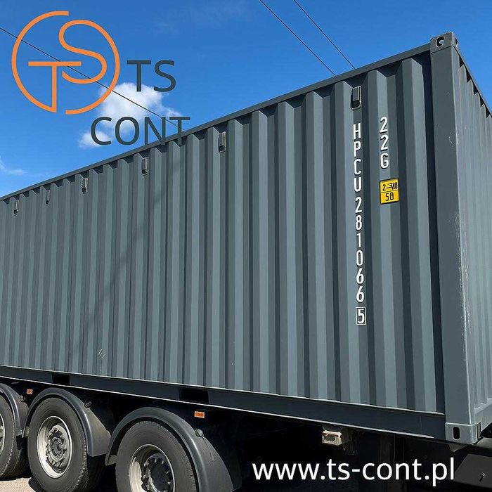 Kontener morski magazynowy budowlany 40 HC OW – One Way – TS-CONT