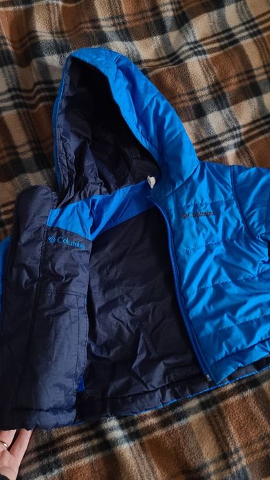 Куртка Columbia демісезон дитяча двухстороння, курточка детская