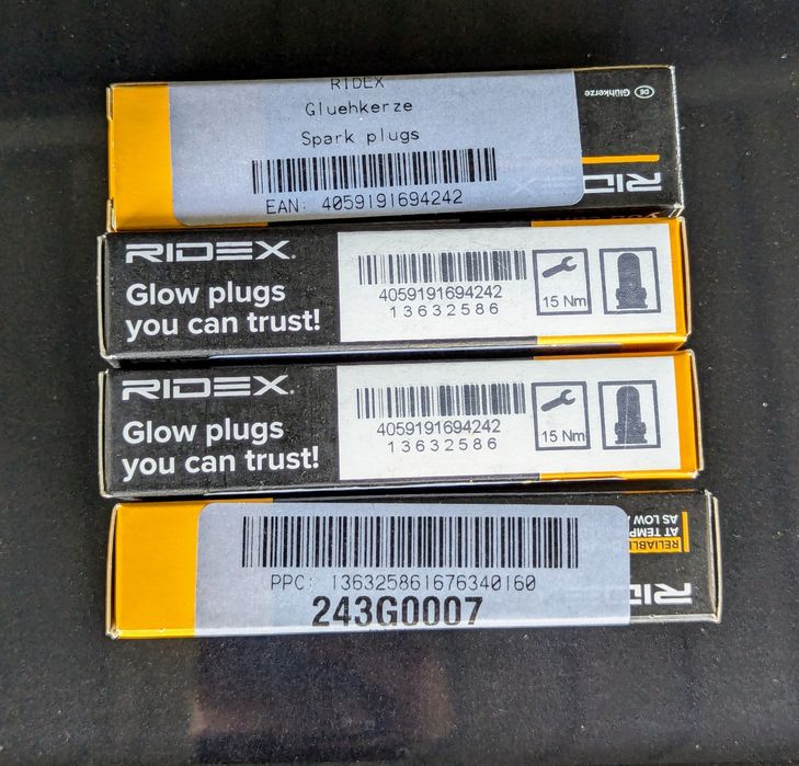 Vela incandescência VW AUDI SEAT SKODA