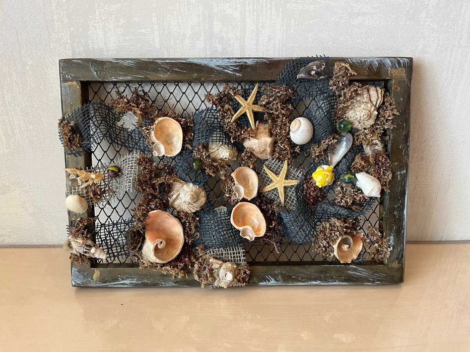 Пано 3Д в морском стиле Картина "Море. Морское дно" авторская работа