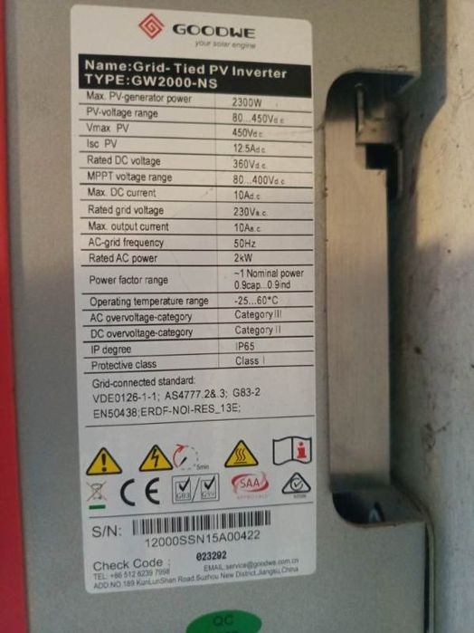 Instalacja fotowoltaiczna 2kW