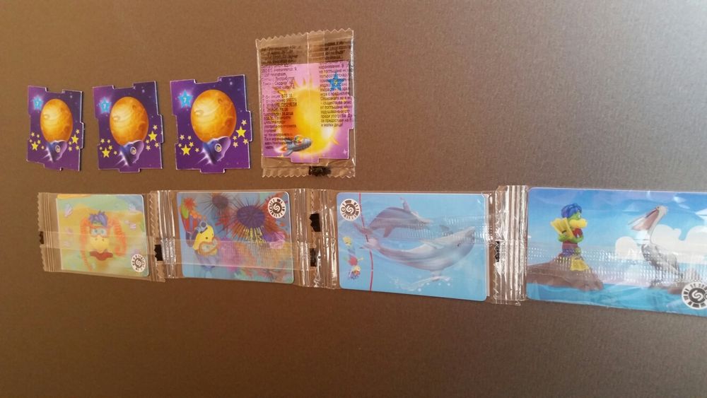 Magnes magnesy danone danonki kosmos podwodny swiat
