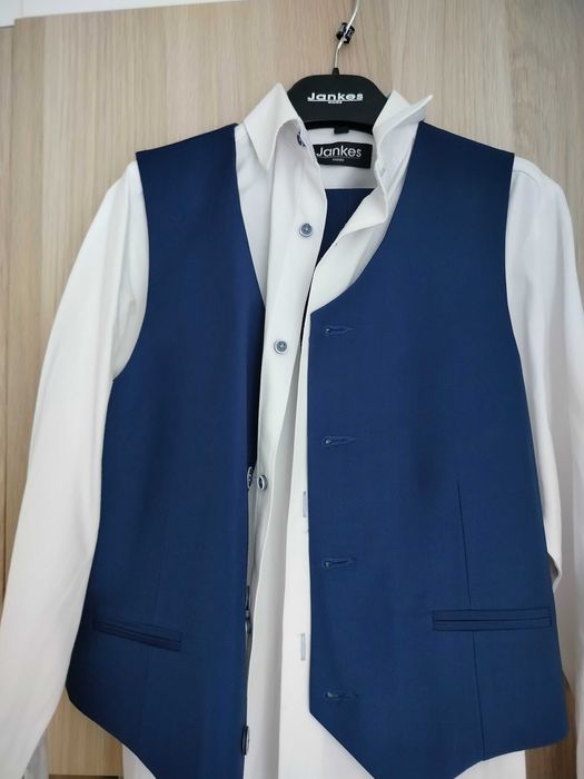 Garnitur chłopięcy komunijny r. 140