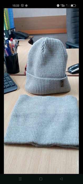 Шапка+хомут зимні