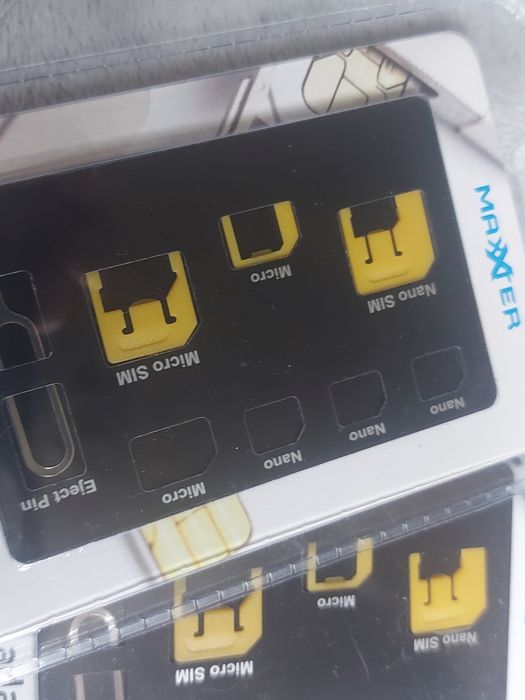 Zestaw adapterów kart sim kluczyk do telefonu