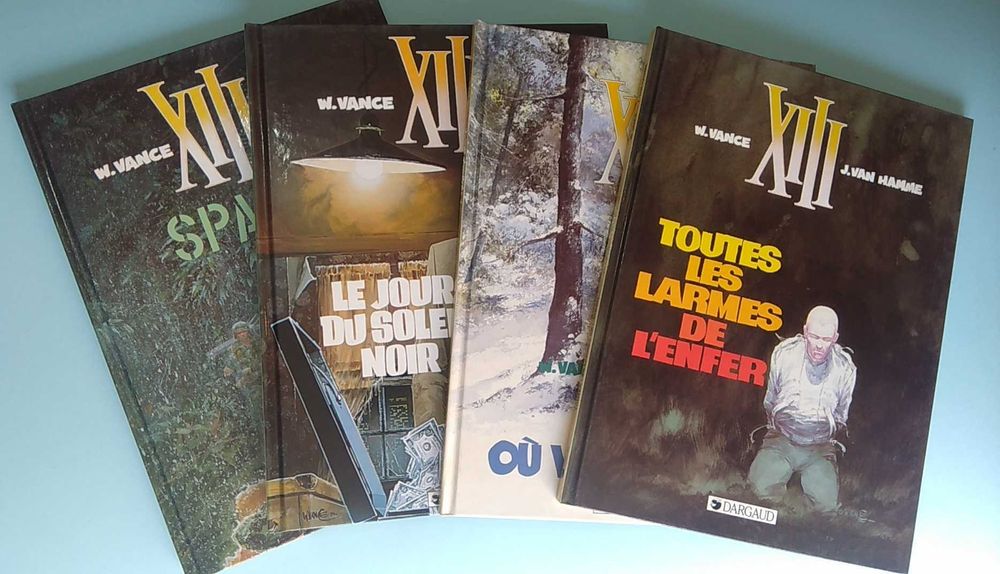XIII - Por William Vance & Jean Van Hamme - Vol. 1 a 4 em francês