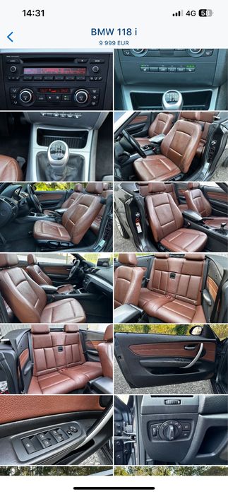 BMW 118 cabrio desportivo