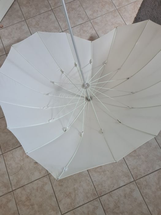 Parasol do ślubu serce