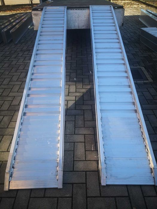 Najazdy aluminiowe do maszyn, koparek, od 2-5m, dostawa kurierem