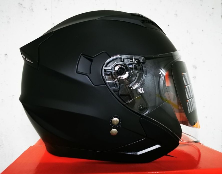 Capacete Jet Preto Matte ( L )( NOVO )