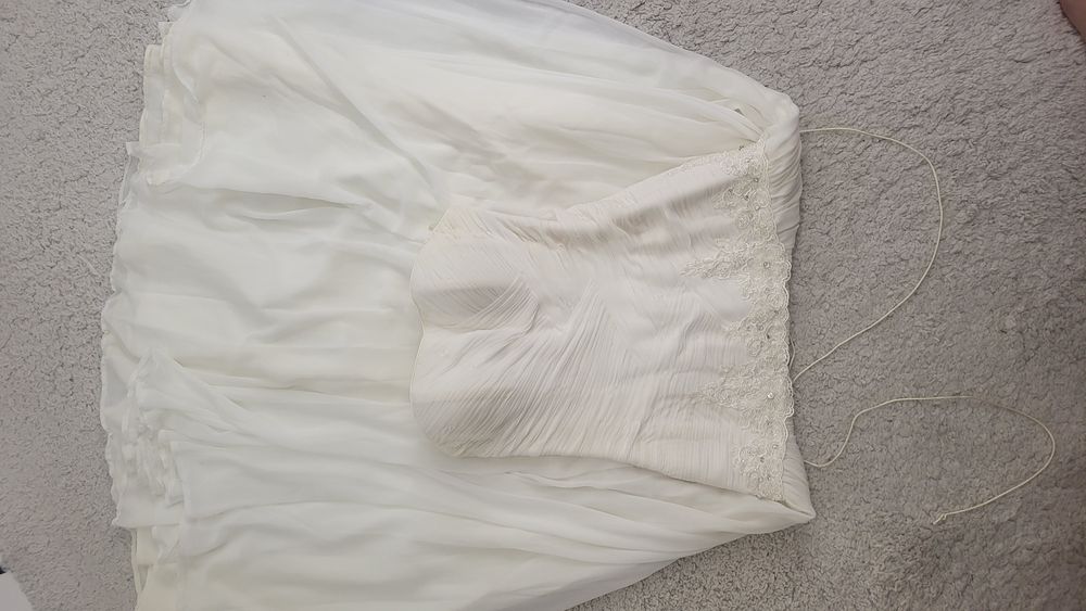 Сукня весільна молочна