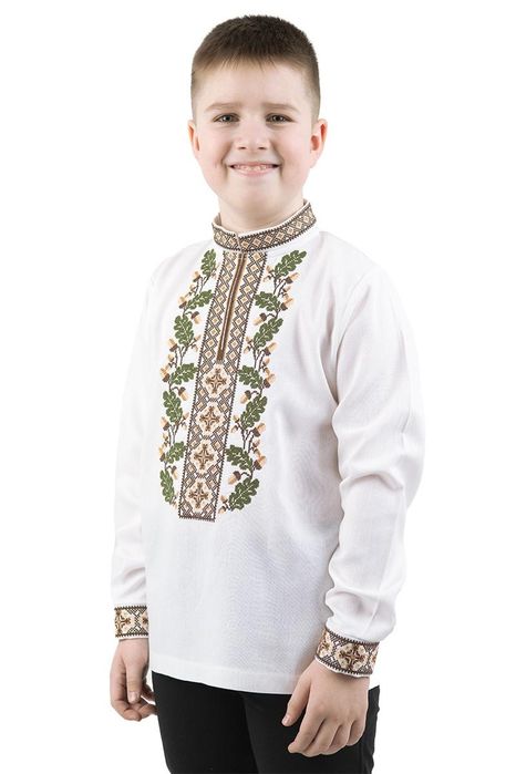 Лляна вишиванка на хлопчика 110 116 122 128 134 140 146 152 158 164