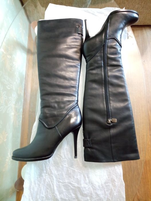 Чобітки жіночі шкіряні