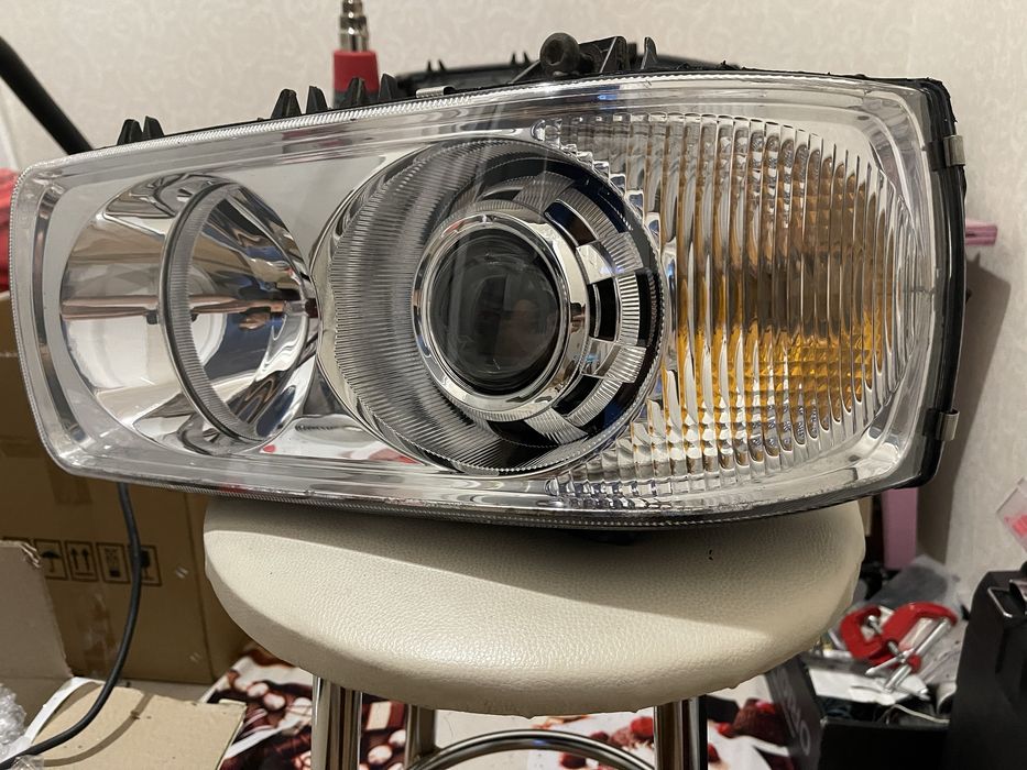 Фари даф 95/105 з bi-led лінзами AMS А3max truck ціна за пару