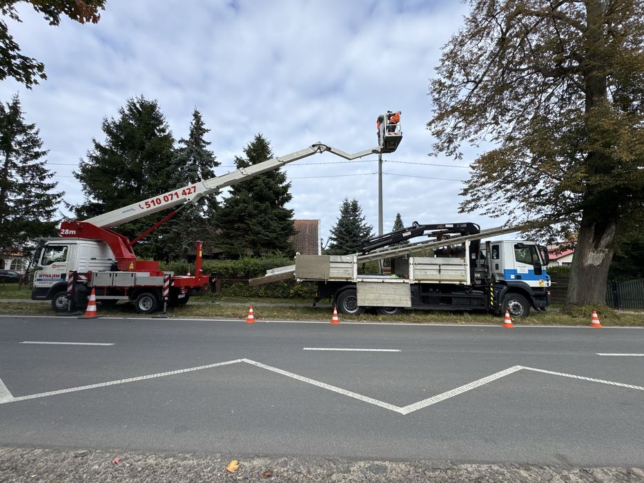 Podnośnik koszowy, zwyżka - WYNAJEM - 24/h - Tczew