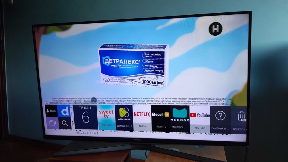 40" смарт, SAMSUNG (оригінал) гарантія 6 місяців!!!
