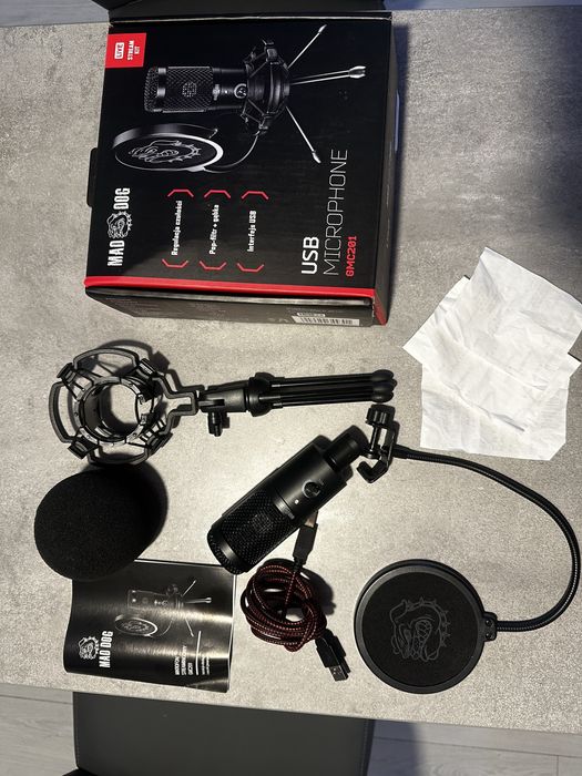 GMC-201 MadDog MICROPHONE JAK NOWY + paragon zakupu