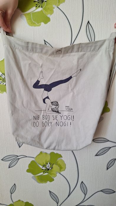 Torba torebka na ramię bawełniana mm joga