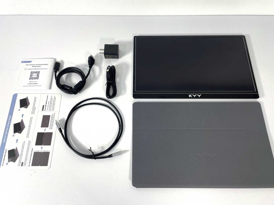 KYY K5 Портативний монітор 15.6" 4K UHD 3840x2160 USB C, HDMI, динамік