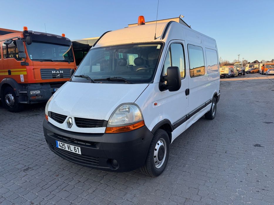 Renault Master 2009r. 7 Osoba Brygadówka L2H2  Jumper Boxer Sprinter Movano Crafter Daily Transit Ducato