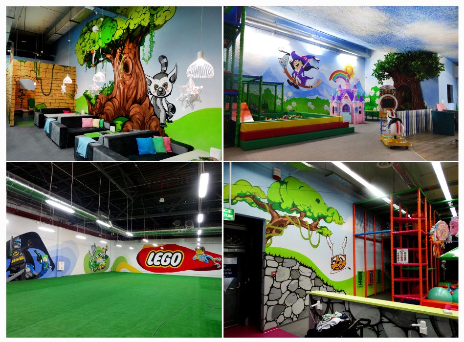 Graffiti Mural Malowanie Artystyczne UV 3D