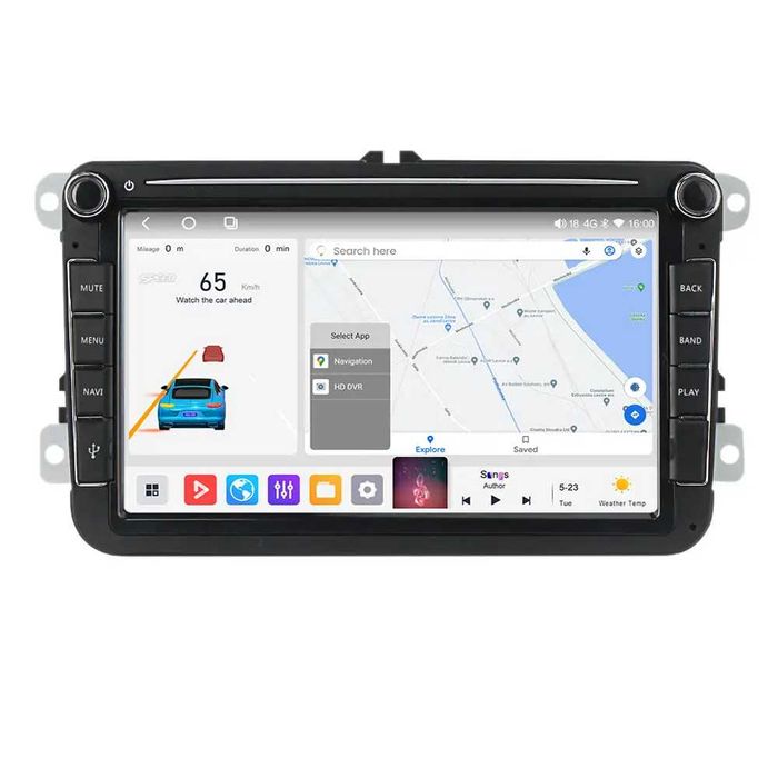 Автомагнітола  для Volkswagen Passat/ Golf/ Jetta/ Tiguan/ Touran/ Polo/ Amarok/ Caddy/ T5/ T6/ Beatle/ EOS
