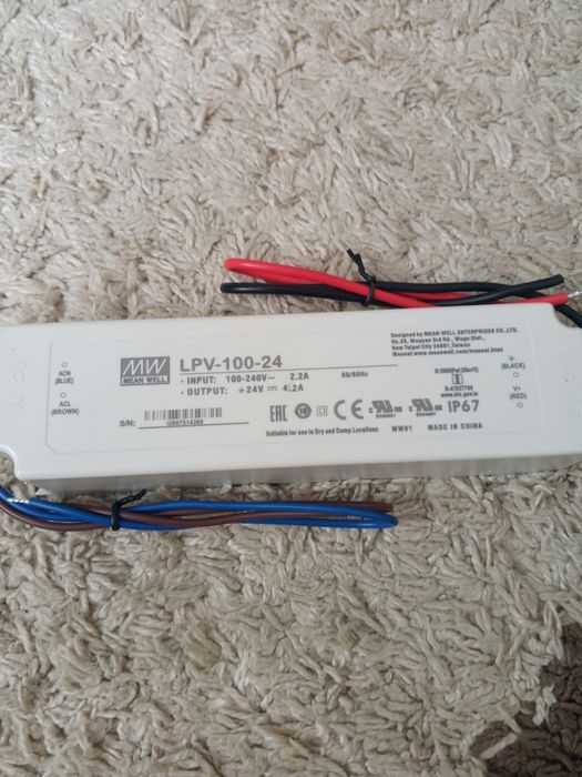 Блок живлення Mean Well LPV-100-24
Блок ж