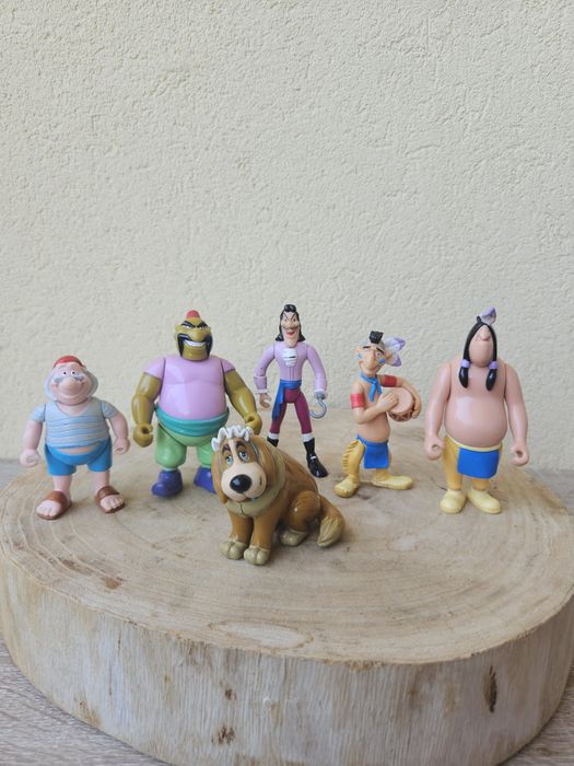 Disney Heroes Peter Pan Figures Lot - Famosa - 2001-2005