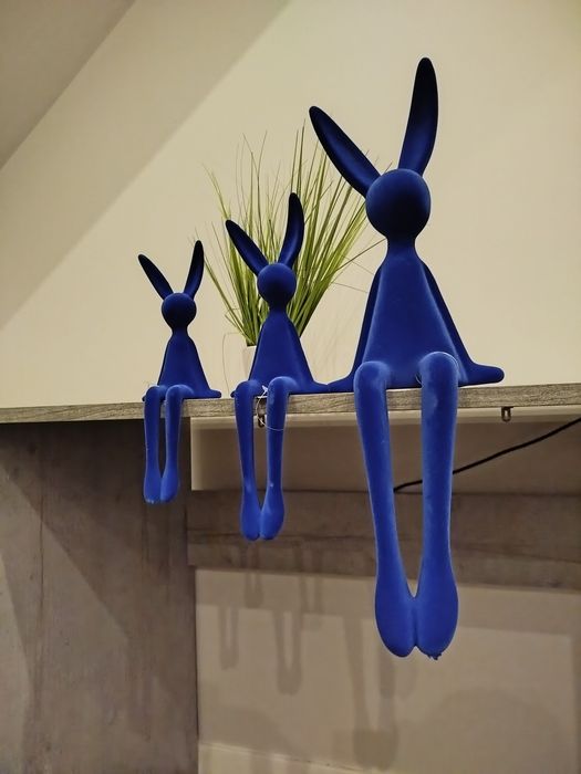 Zając flokowany 3szt