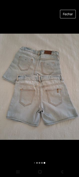 2 pares calções de 3 anos menina Zara Kids