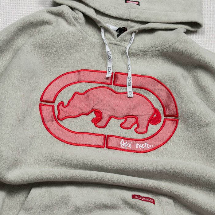 Y2k Ecko Unltd bootleg hoodie fleece bluza polarowa XL  rap bagy