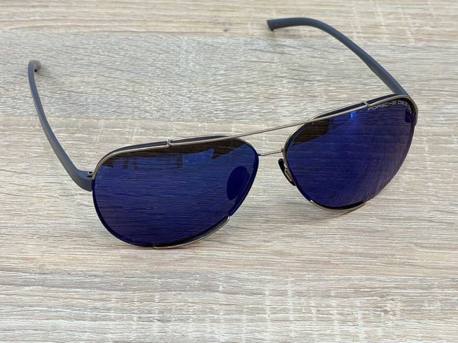 Okulary przeciwsłoneczne Porsche Design P8682 + etui Guess - Bardzo dobry stan