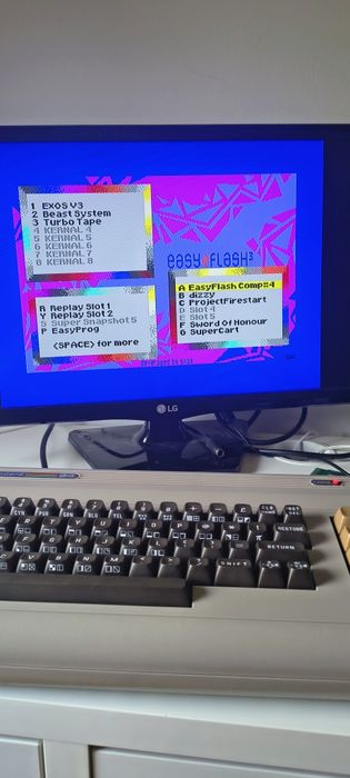Commodore 64 cartridge easy flash 3