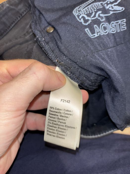 Джинсы темно-синие Lacoste